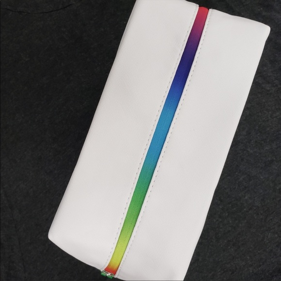 Mugler White Rainbow Pouch NWT - Picture 3 of 4